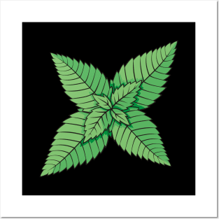 Mint Leaves Posters and Art